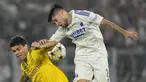 Kevin Diks merupakan pemain keturunan Belanda-Indonesia yang berposisi sebagai bek sayap dan saat ini tengah bermain untuk klub Denmark, FC Copenhagen. (AP/Martin Meissner)