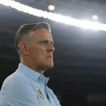 Pelatih Timnas Indonesia, John Herdman. (Bola.com/Bagaskara Lazuardi)