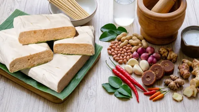 Bahan-bahan Resep Sate Kere Tempe Gembus