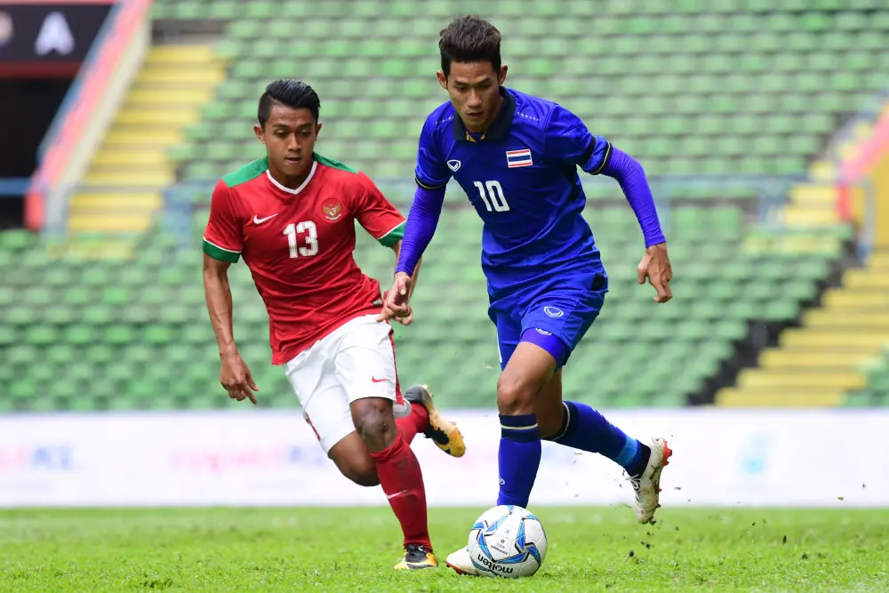 Chaiyawat Buran menjadi salah satu pemain Thailand U-23 yang berpotensi membahayakan gawang Timnas Indonesia U-23. (dok. Nation Multimedia)