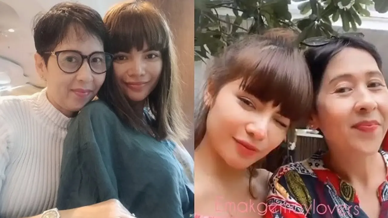 6 Kedekatan Dinar Candy dan Ibunda Ridho Illahi, Bak Anak Kandung