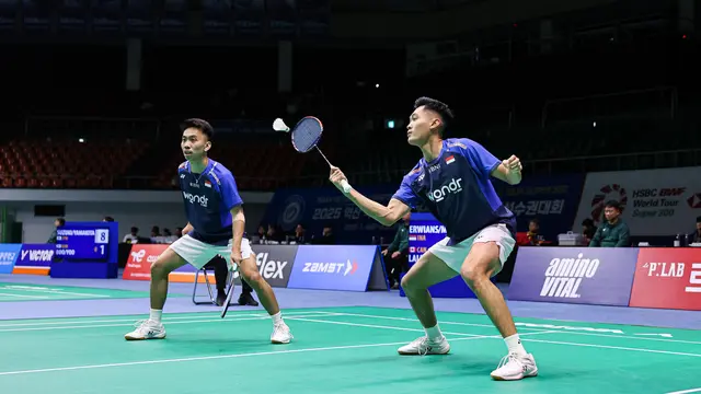 Muh Putra Erwiansyah/Daniel Edgar Marvino - Korea Masters 2025 - Bulu Tangkis