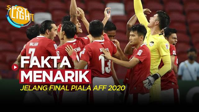 Berita video spotlight kali ini membahas tentang empat fakta menarik jelang laga final  Piala AFF 2020 antara Indonesia melawan Thailand.