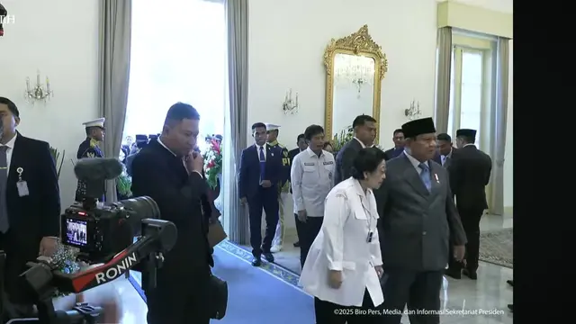 Presiden Prabowo Subianto dan Ketua Umum PDI Perjuangan (PDIP), Megawati Soekarnoputri (Youtube Sekretariat Presiden)