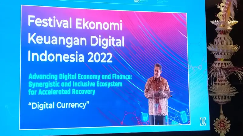 Deputi Gubernur Bank Indonesia, Doni P Joewono  dalam Festival Ekonomi Keuangan Digital Indonesia 2022: Digital Currency, Nusa Dua, Bali, Selasa (12/7/2022).