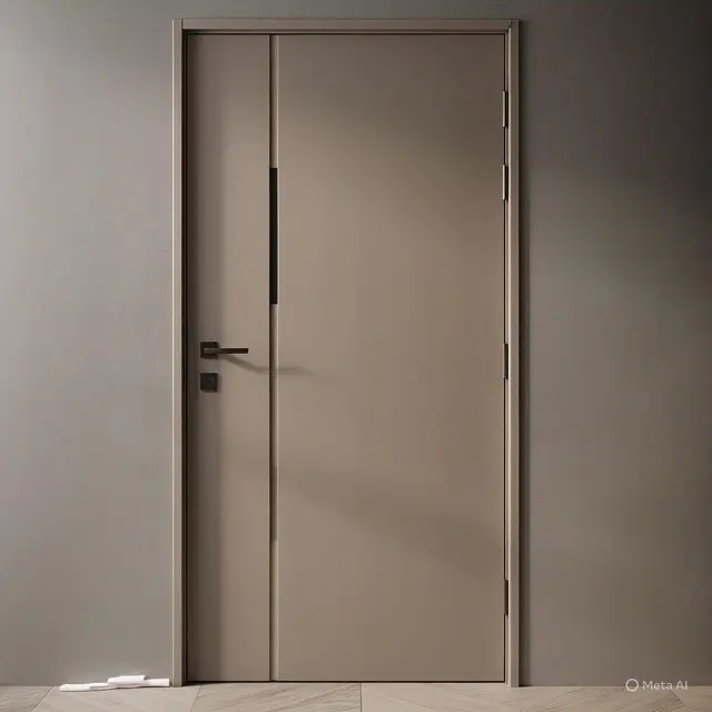 Pintu Minimalis dengan Finishing Matte