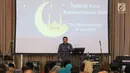 Mantan Kepala Badan Intelijen Negara Jenderal (Purn) AM Hendropriyono memberi sambutan saat halalbihalal Purnawirawan TNI di Jakarta, Jumat (21/6/2019). Hendropriyono berharap pertemuan ini sekaligus menyatukan purnawirawan. Persatuan kesatuan harus terus terjaga. (Liputan6.com/Angga Yuniar)