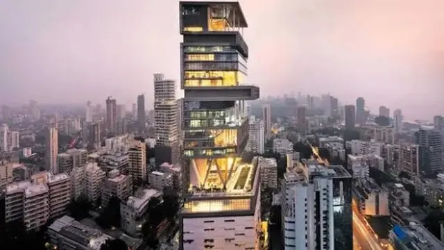 Potret rumah termahal di dunia milik konglomerat Ambani (Sumber: Facebook Antilia House)
