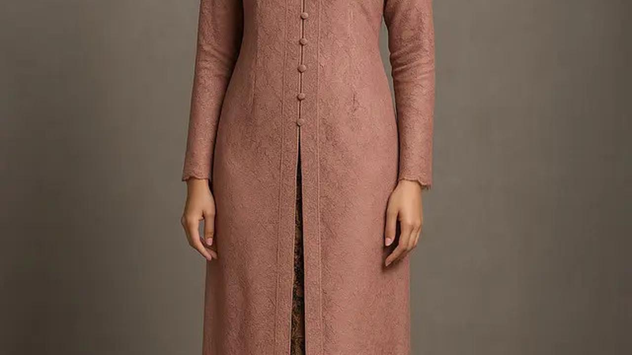 7 Model Kebaya Panjang Kancing Depan yang Trendi dan Anggun, Cocok untuk Kondangan sampai Wisuda