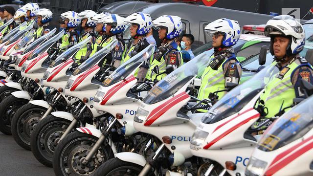 Polda Metro Jaya Gelar Apel Pengamanan Malam Takbiran