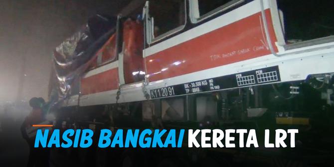 VIDEO: Bagaimana Nasib Bangkai Kereta LRT yang Kecelakaan Saat Uji Coba?