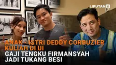 Mulai dari anak-istri Deddy Corbuzier kuliah di UI hingga gaji Tengku Firmansyah jadi tukang besi, berikut sejumlah berita menarik News Flash Showbiz Liputan6.com.