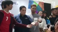 Beberapa penyanyi Indonesia menghadiri peluncuran Album Asian Games 2018.