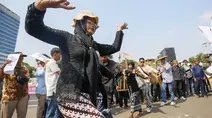 Long March Hari Keadilan Ekologis 2026 di Depan Gedung DPR