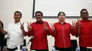 PDIP mengklaim berhasil memenangkan pilkada di 57 daerah atau 56,4 persen dari 101 pilkada serentak 2017, Jakarta, Sabtu (18/2). (Liputan6.com/Johan Tallo)