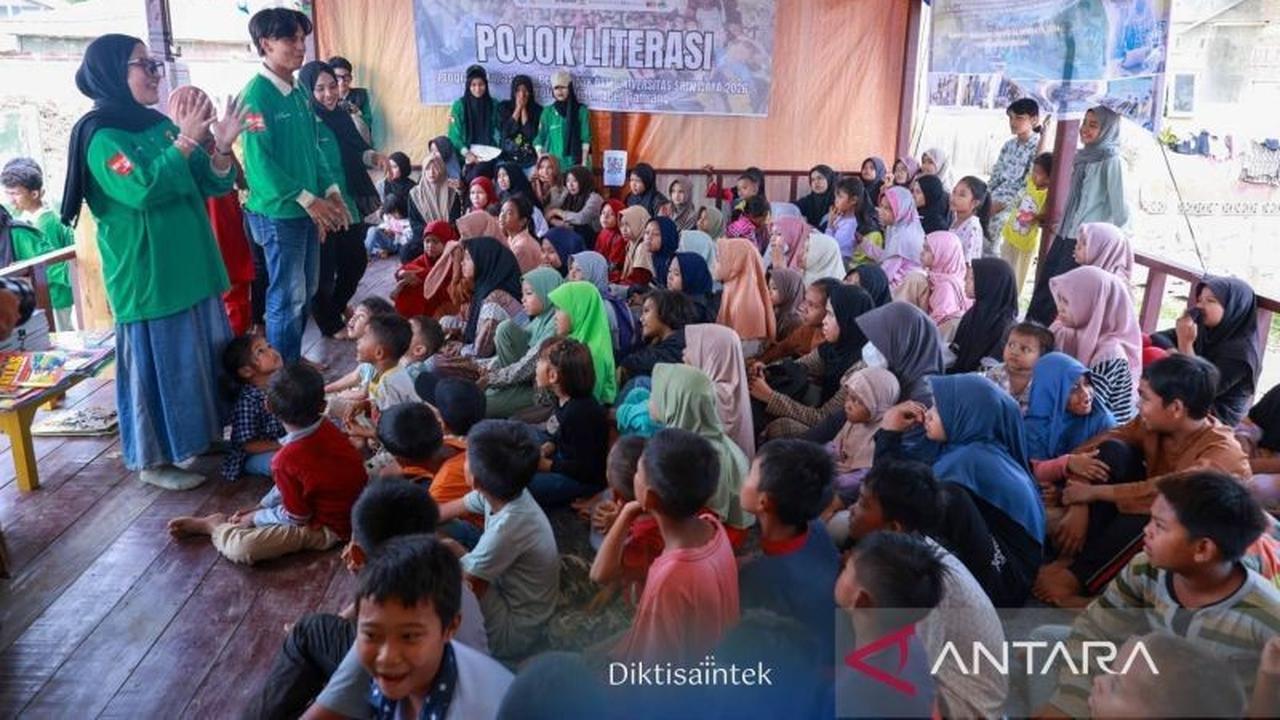 Mahasiswa Unsri Hadirkan Pojok Literasi Digital di Aceh Tamiang, Bangkitkan Semangat Belajar Anak Pascabencana