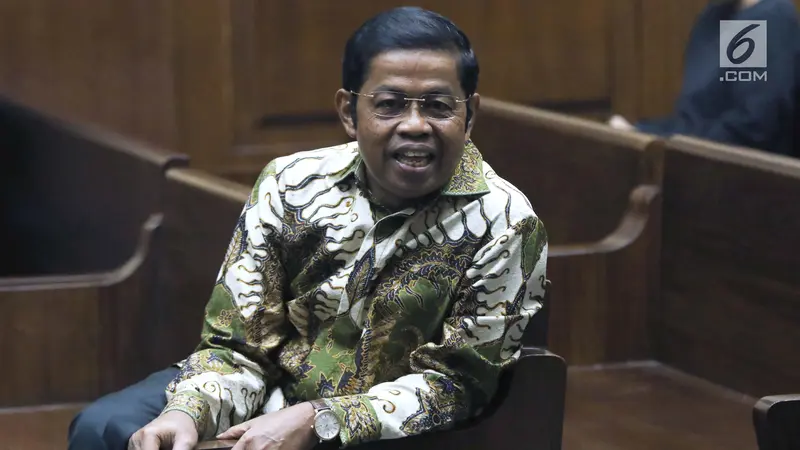 Sidang Suap PLTU Riau-1, Idrus Marham Simak Keterangan Saksi