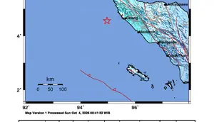 Calang Aceh Jaya Diguncang Gempa Magnitudo 5,9