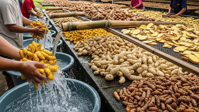 Cara Menanam Jahe, Lengkuas, dan Kunyit dalam Satu Lahan