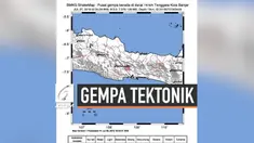 Terjadi gempa di wilayah kabupaten Majenang, Ciamis dan Cilacap, Sabtu (27/7) dini hari, pukul 00:34 WIB. BMKG minta warga waspada.