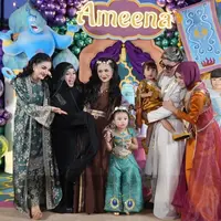 Krisdayanti, Ashaty, dan  Lenggogeni Faruk  saat Rayakan Ulang Tahun Ameena ke-4. [@genifaruk]