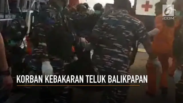 VIDEO: 2 Korban Kebakaran Teluk Balikpapan Ditemukan