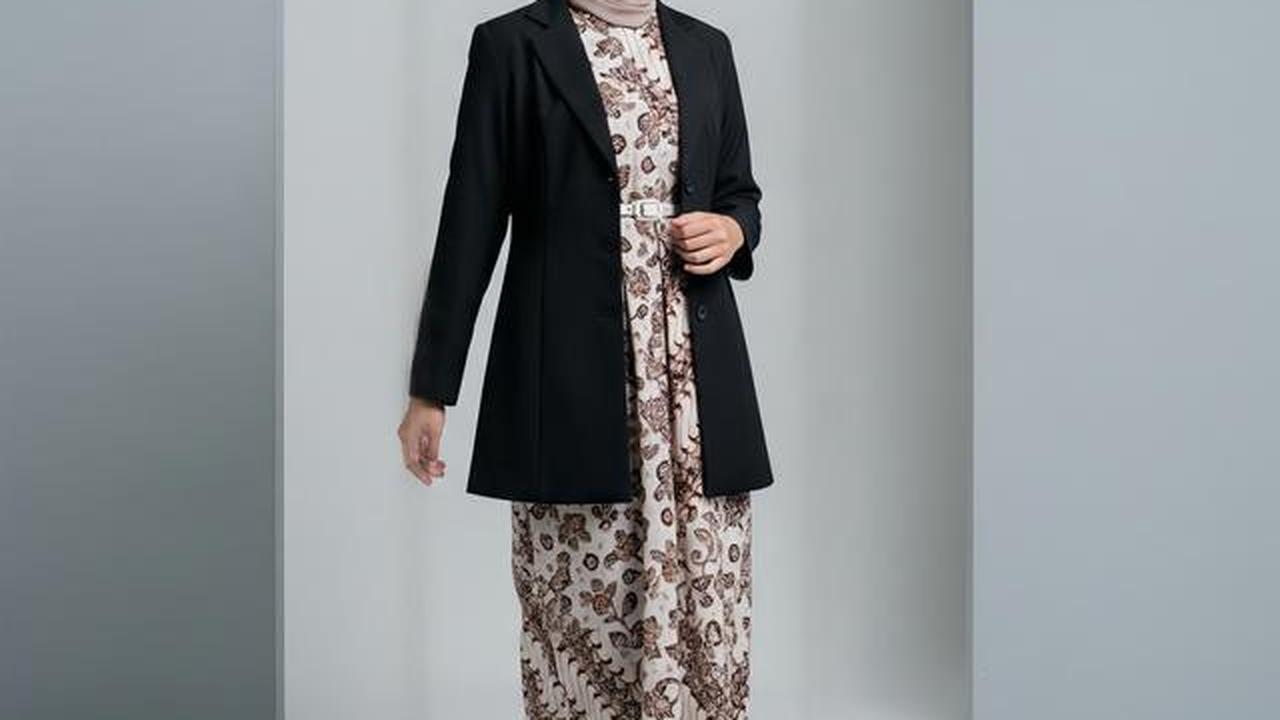 8 Model Gamis Blazer Modern untuk Pekerja Kantor dengan Mobilitas Tinggi, Cocok untuk Wanita Karier