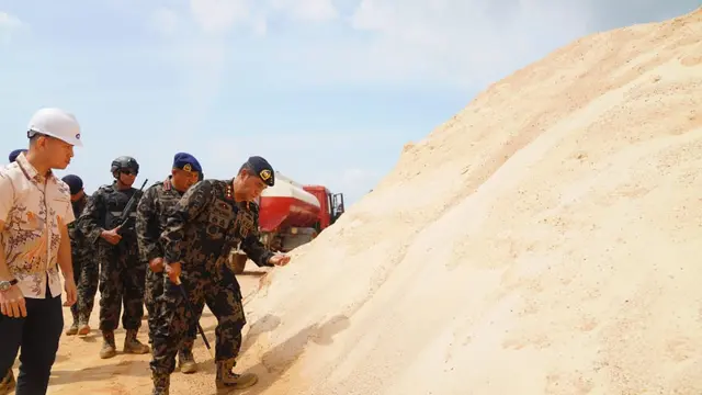 KKP Segel Tambang Pasir di 3 Pulau Kecil Kepri
