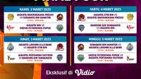 Jadwal dan Live Streaming PLN Mobile Proliga 2023 Final Four Week 2 di Vidio. (Sumber : dok. vidio.com)