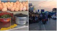 Viral Telur Penjual Martabak Pecah Gara-Gara Suara Sound. (Sumber: TikTok/@sonisonitanew)