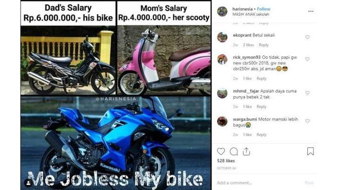 Meme Otomotif Pekan Ini Kala Tunggangan Orangtua Kalah Keren Dari Anak Otomotif Liputan6 Com