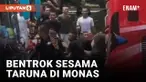 Taruna Kemenhub Bentrok Usai Wisuda di Monas
