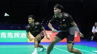 Ganda putra&nbsp;Muhammad Shohibul Fikri/Daniel Marthin kembali dipercaya saat Indonesia menghadapi Malaysia pada laga grup B&nbsp;Badminton Asia Mixed Team Championship 2025. Pertandingan ini bakal dimainkan di Qingdao Conson Sports Centre, China, Kamis (13/2).&nbsp;(foto: PBSI)