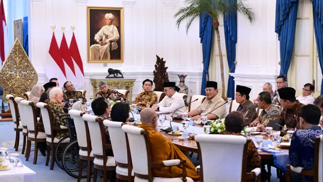 Presiden Prabowo Bertemu Tokoh-Tokoh yang Tergabung Dalam Gerakan Nurani Bangsa