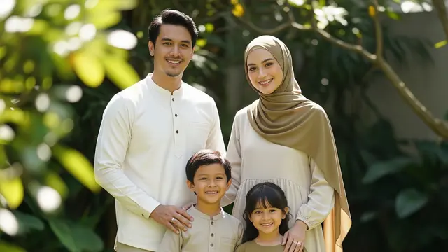 Seragam Lebaran Keluarga 2026 (AI)
