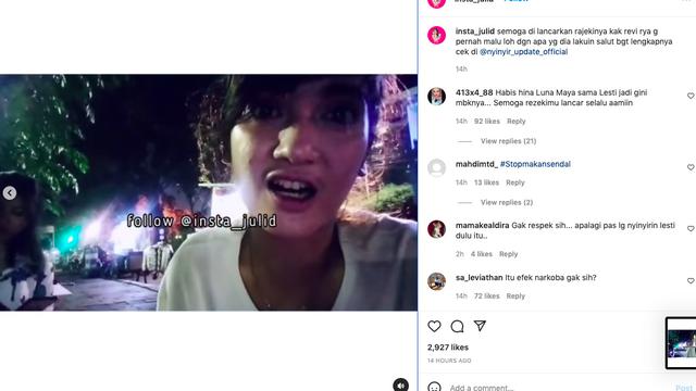 Revi mariska dikabarkan jadi pengamen