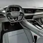 Interior Audi e-tron GT concept yang bebas bahan hewani (Carscoops.com)