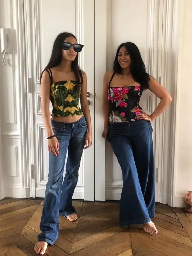 Anggun C Sasmi dan Putrinya Kirana