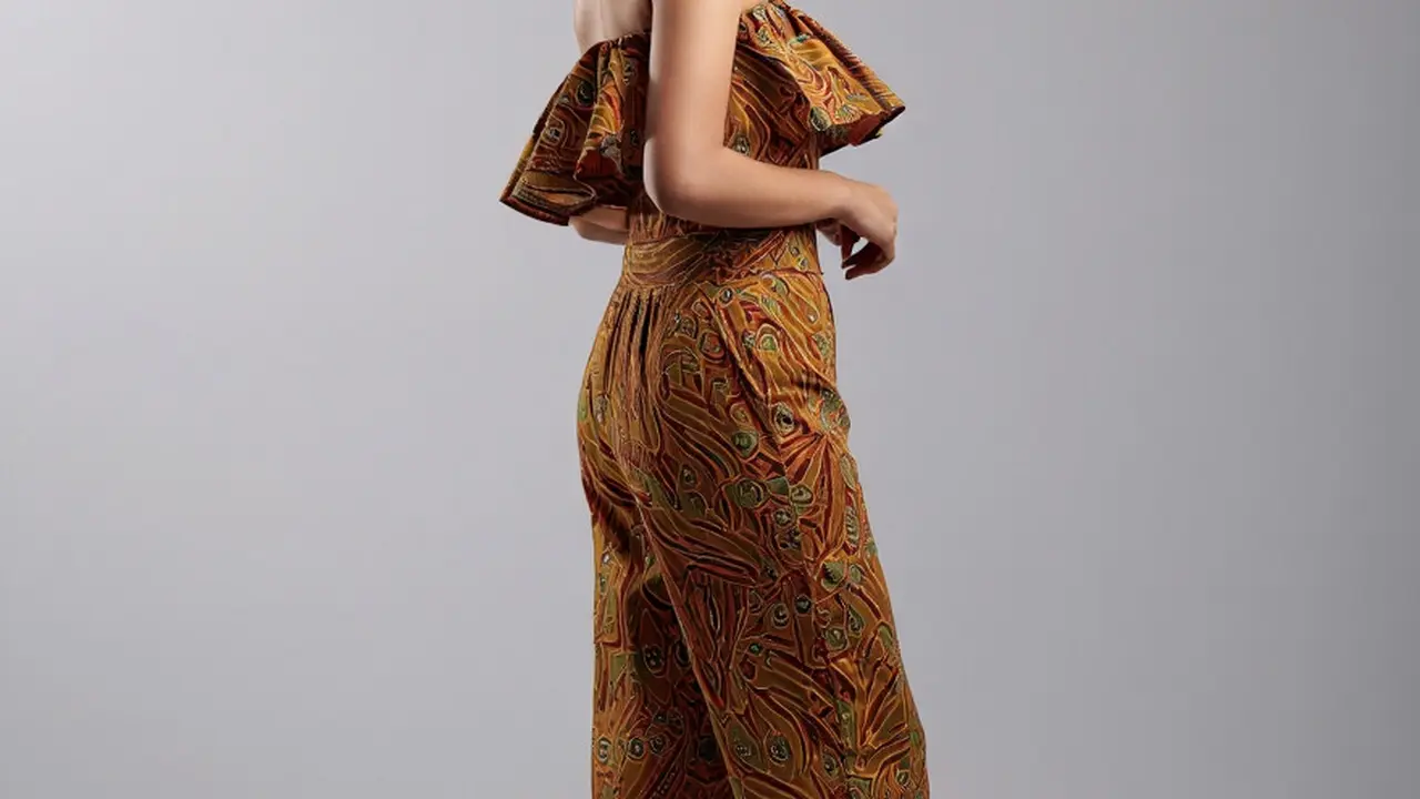 Model Batik Wanita Jumpsuit