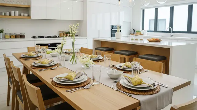 5 Cara Menata Meja Dapur agar Terlihat Lebih Luas di Hari Raya, Siap Sambut Tamu