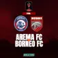 Piala Presiden 2022 - Final Leg 1 - Arema FC Vs Borneo FC (Bola.com/Adreanus Titus)