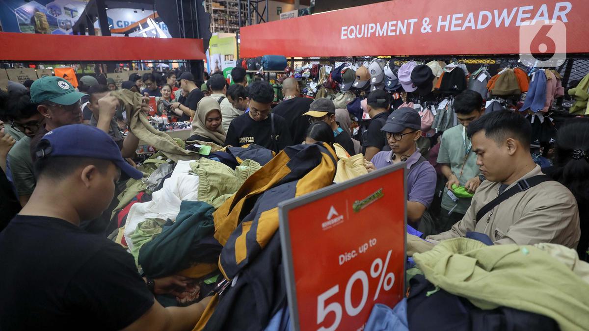 Akhir Pekan, Ribuan Orang Berburu Perlengkapan Outdoor di Indofest 2025