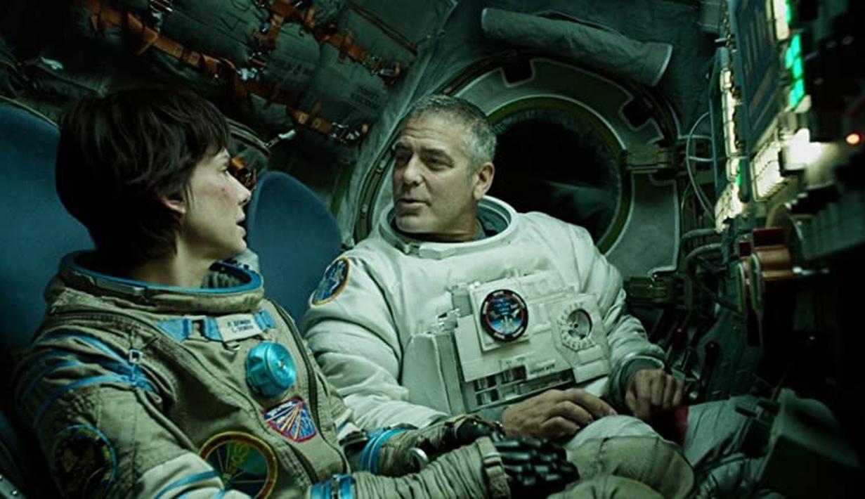 George Clooney dalam film Gravity. (Warner Bros. Pictures via IMDb)
