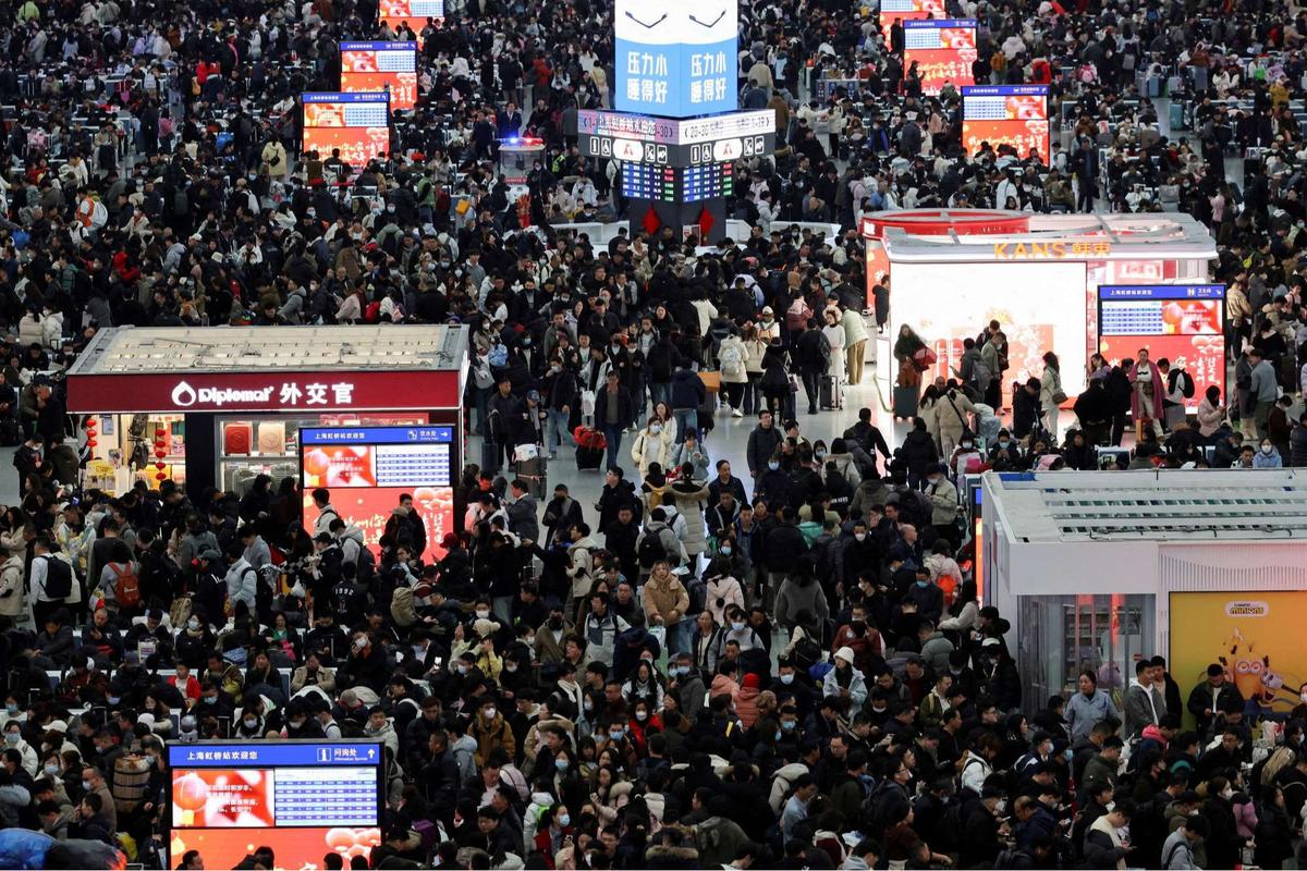 Mudik Imlek 2025 di China Tembus 9 Miliar Perjalanan