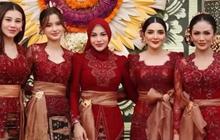 Elegan, Potret Keluarga Hermansyah Tampil Kompak Kenakan Busana adat Bali di Pernikahan Kakak Sarah Menzel