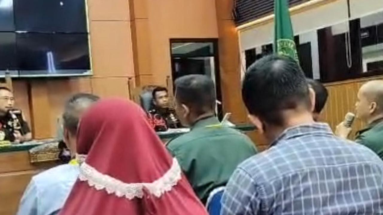 sidang prajurit tni tembak anggota polisi buntut penggerebekan sabung ayam