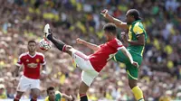 Norwich City Vs Manchester United (Reuters)