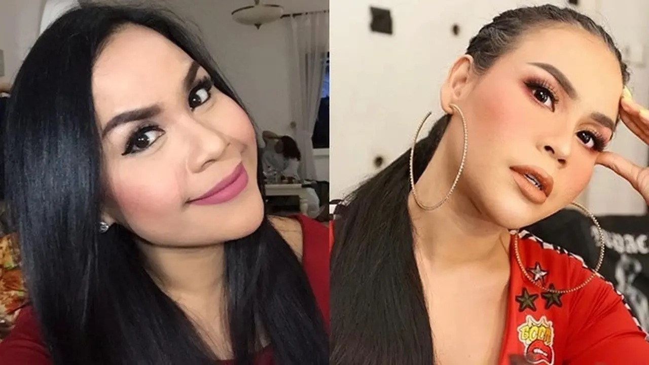 Habiskan Rp5 Juta Untuk Lipstik, Ini 6 Potret Melaney Ricardo Full Makeup