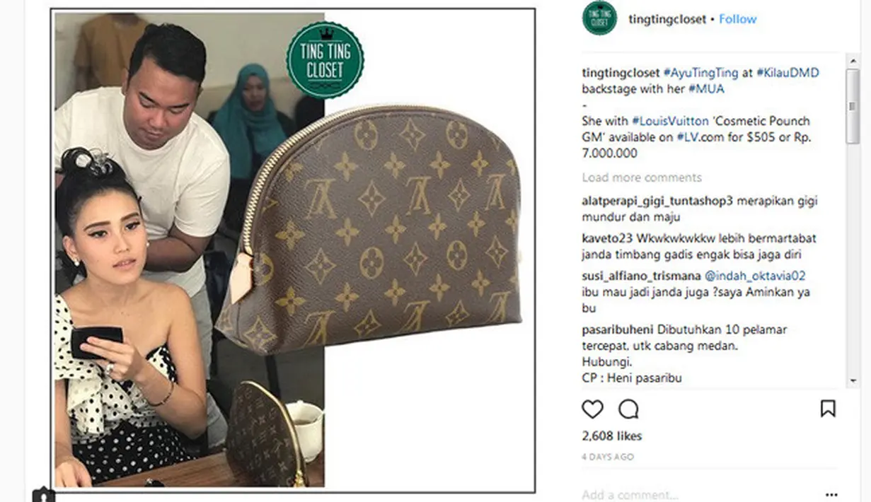 (Instagram/tingtingcloset)