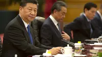Presiden China, Xi Jinping. (Liputan6/AP/Mark Schiefelbein)